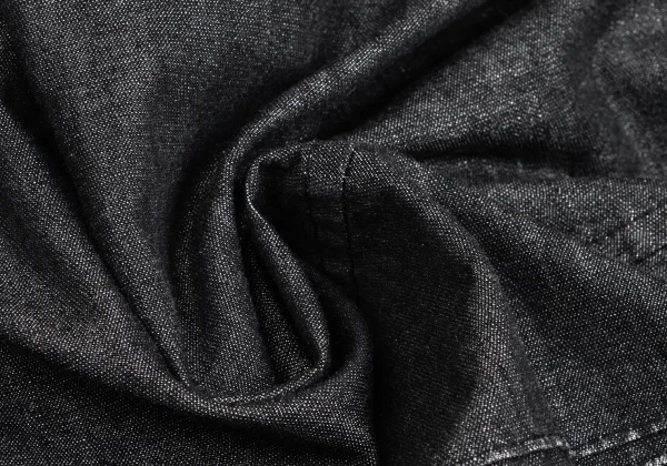 ISSEY MIYAKE HaaT Cotton Blend Pintuck Denim Half Coat K-173364_018
