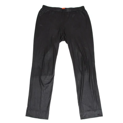 ISSEY MIYAKE HaaT Urethane Coated Print Pants