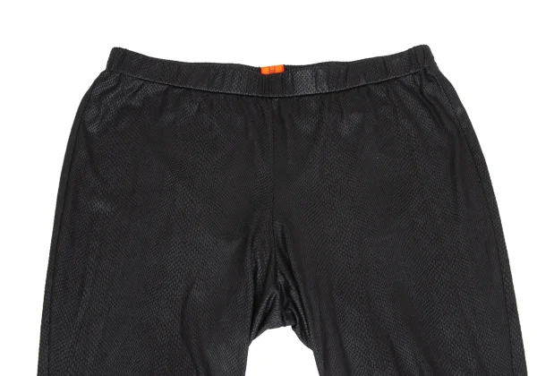ISSEY MIYAKE HaaT Urethane Coated Print Pants K-173368_002