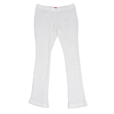 ISSEY MIYAKE HaaT Cotton Nylon Stretch Textured Weave Pants