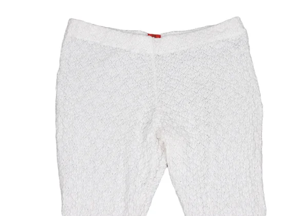 ISSEY MIYAKE HaaT Cotton Nylon Stretch Textured Weave Pants K-173370_002