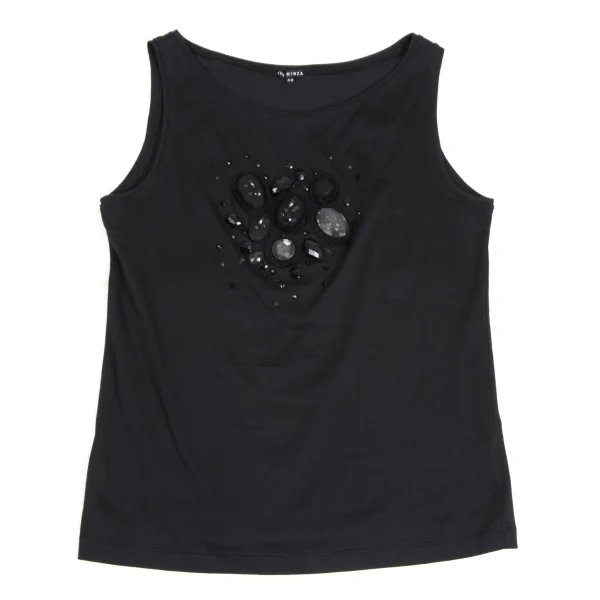 THE GINZA Jewel Embellished Tank Top K-173372_002
