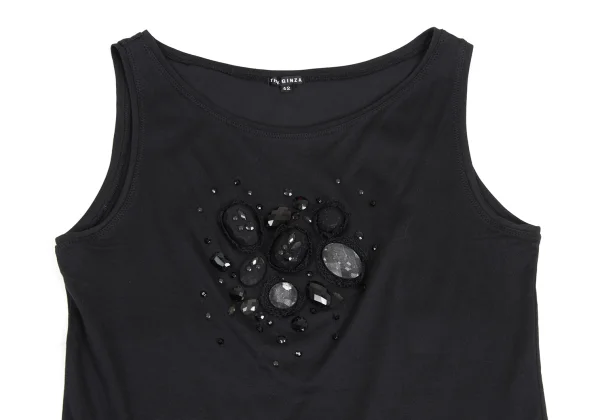 THE GINZA Jewel Embellished Tank Top K-173372_003