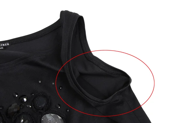 THE GINZA Jewel Embellished Tank Top K-173372_007