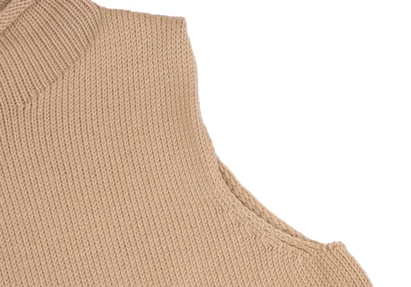 Max Mara Wool high Neck Sleeveless Knit Top K-173375_005