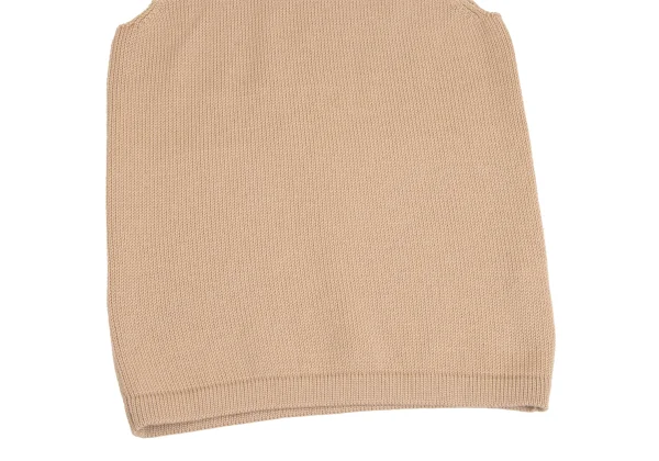Max Mara Wool high Neck Sleeveless Knit Top K-173375_006