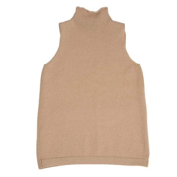Max Mara Wool high Neck Sleeveless Knit Top K-173375_008