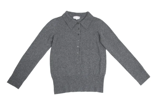 Max Mara Cashmere Blend Wool Pullover Knit Shirt K-173376_002