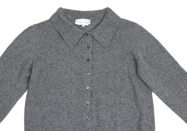 Max Mara Cashmere Blend Wool Pullover Knit Shirt K-173376_003