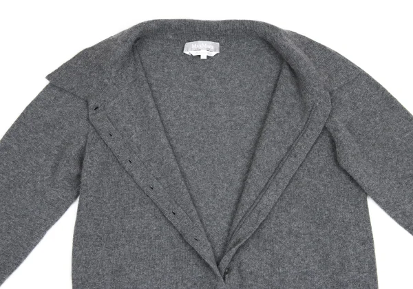 Max Mara Cashmere Blend Wool Pullover Knit Shirt K-173376_006