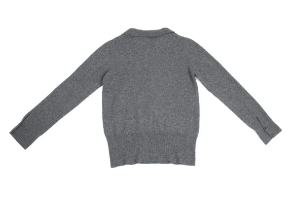 Max Mara Cashmere Blend Wool Pullover Knit Shirt K-173376_011