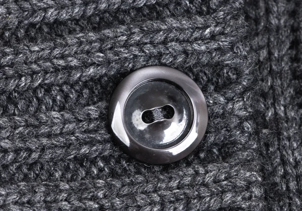 Max Mara Cashmere Blend Wool Double Cable Knit Jacket K-173377_006
