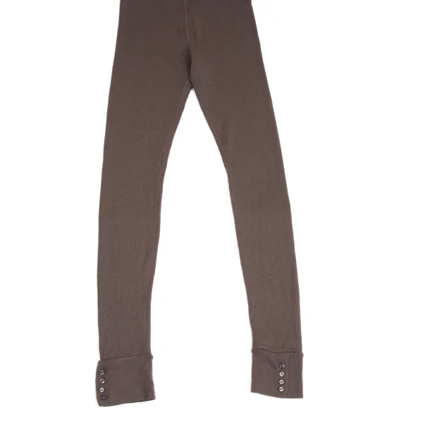 Max Mara Wool Rib Knit Leggings K-173378_004