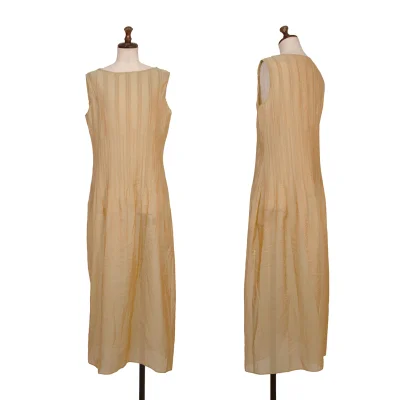 HIROKO BIS Nylon Poly Stitch Sheer Iridescent Dress