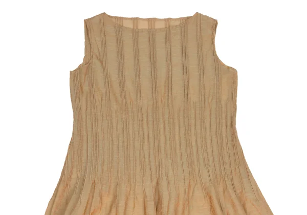 HIROKO BIS Nylon Poly Stitch Sheer Iridescent Dress K-173380_003