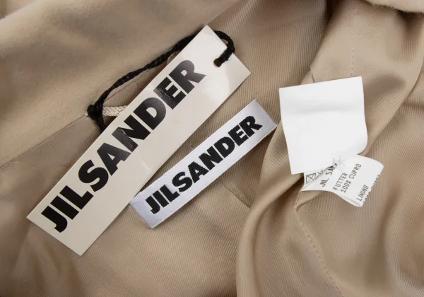 JIL SANDER Wool Angola Balmacaan Coat K-173386_019