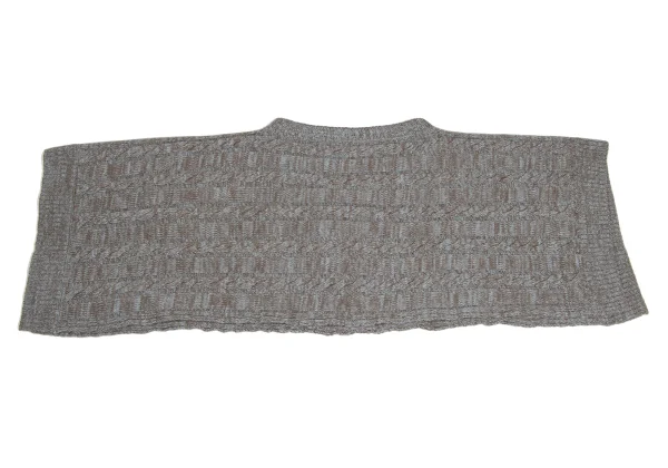 45rpm 45R Wool Cable Knit Poncho K-173387_005