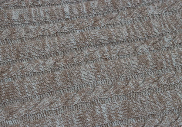 45rpm 45R Wool Cable Knit Poncho K-173387_006