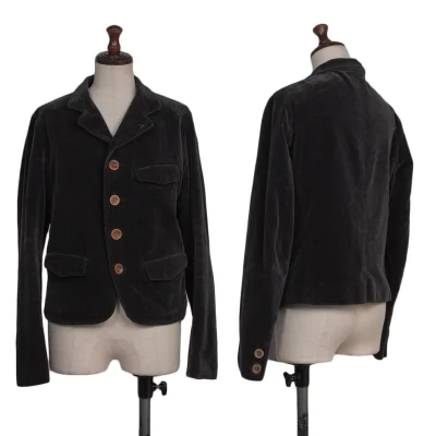 45rpm 45R Velour Flap Pocket Jacket