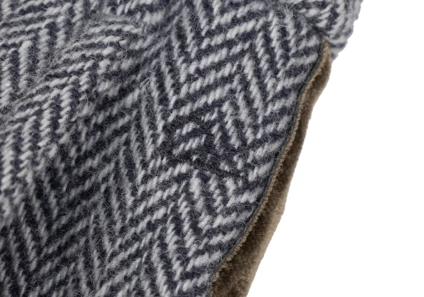 45rpm 45R Velour Line Herringbone Wool Pants K-173394_004