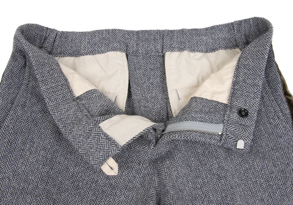45rpm 45R Velour Line Herringbone Wool Pants K-173394_005