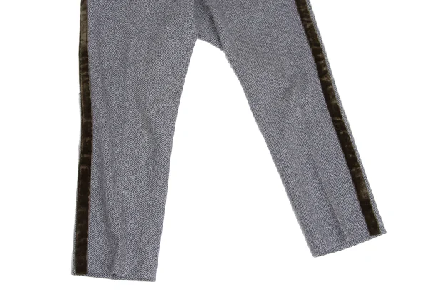 45rpm 45R Velour Line Herringbone Wool Pants K-173394_006
