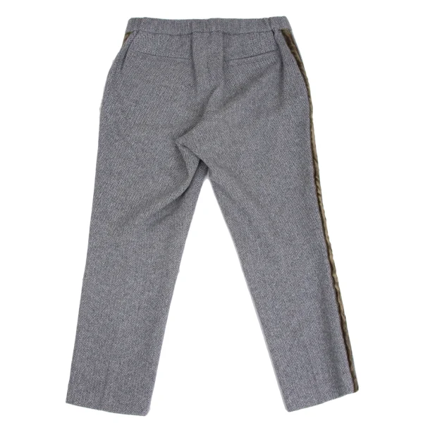45rpm 45R Velour Line Herringbone Wool Pants K-173394_009