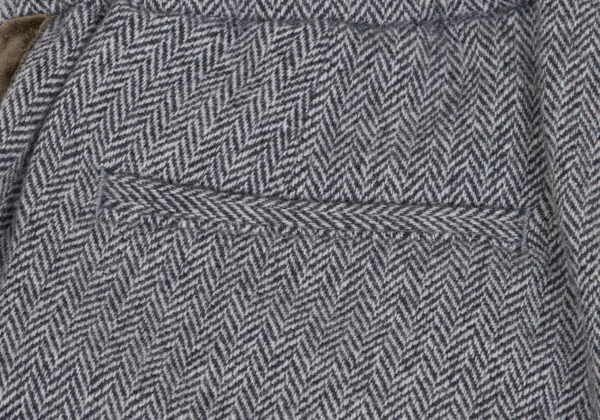 45rpm 45R Velour Line Herringbone Wool Pants K-173394_010