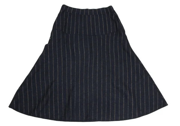 45rpm 45R Stripe Wool Skirt K-173395_009