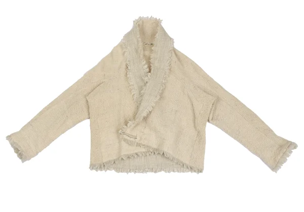 45rpm 45R Badou-R Wool Fringe Drape Jacket K-173397_002