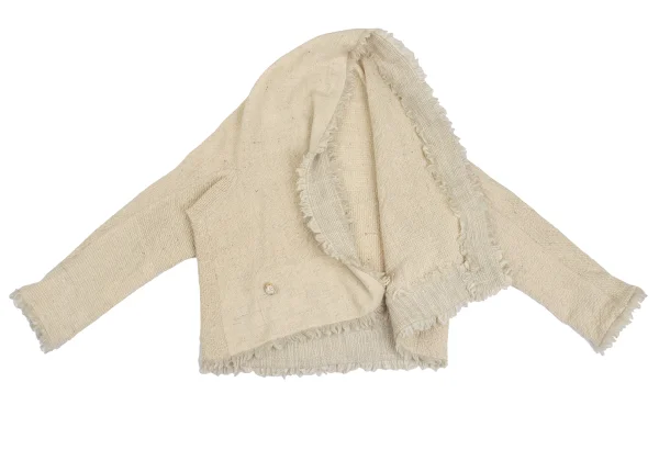 45rpm 45R Badou-R Wool Fringe Drape Jacket K-173397_011