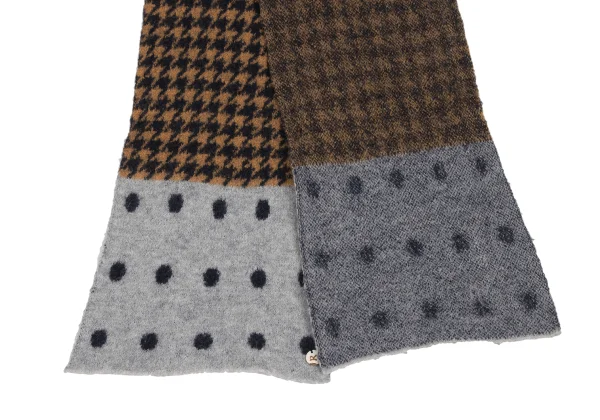 45rpm 45R Dot Houndstooth Switching Stole K-173399_005