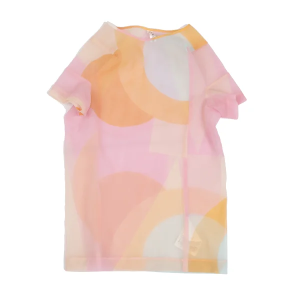 COMME des GARCONS Geometric Lump Sheer T Shirt K-173400_002