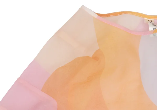 COMME des GARCONS Geometric Lump Sheer T Shirt K-173400_005