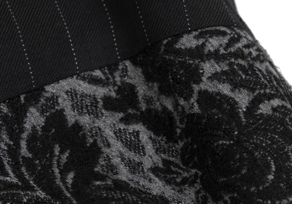 COMME des GARCONS Hem Switching Pin Stripe Dart Vest K-173401_008
