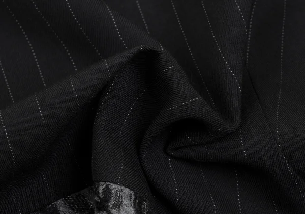 COMME des GARCONS Hem Switching Pin Stripe Dart Vest K-173401_013