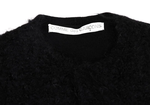 COMME des GARCONS Ribbed Sleeve Mohair Cardigan K-173402_004