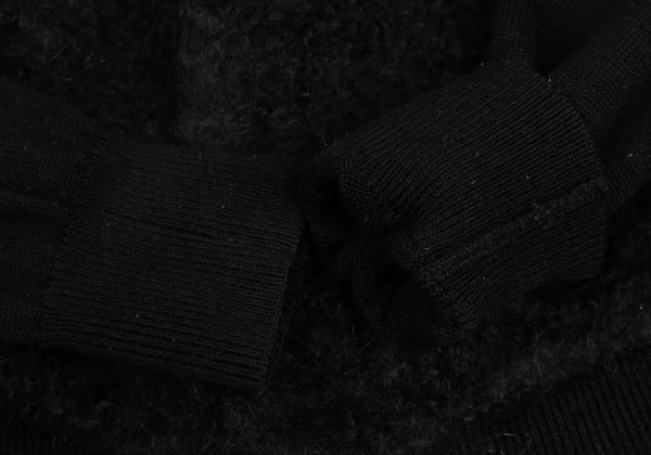 COMME des GARCONS Ribbed Sleeve Mohair Cardigan K-173402_006