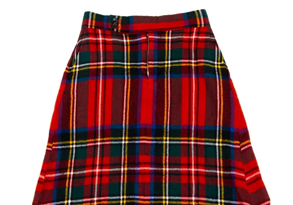 COMME des GARCONS Wool Fulling Checked Skirt K-173407_003