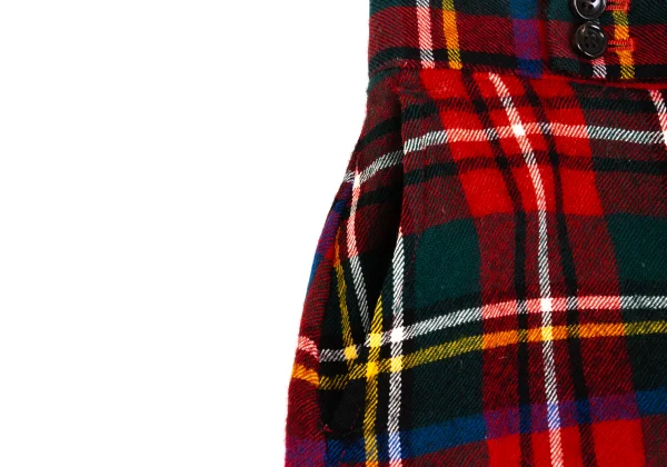 COMME des GARCONS Wool Fulling Checked Skirt K-173407_005