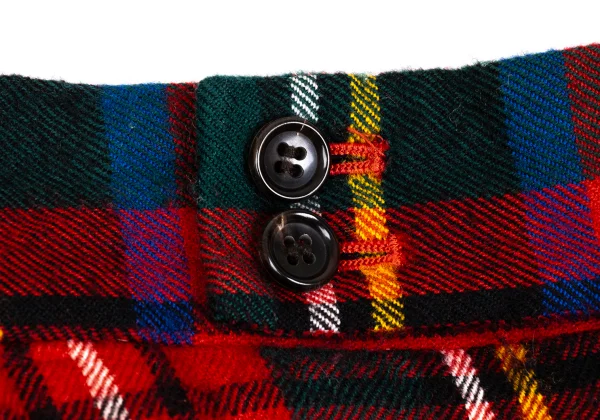 COMME des GARCONS Wool Fulling Checked Skirt K-173407_006