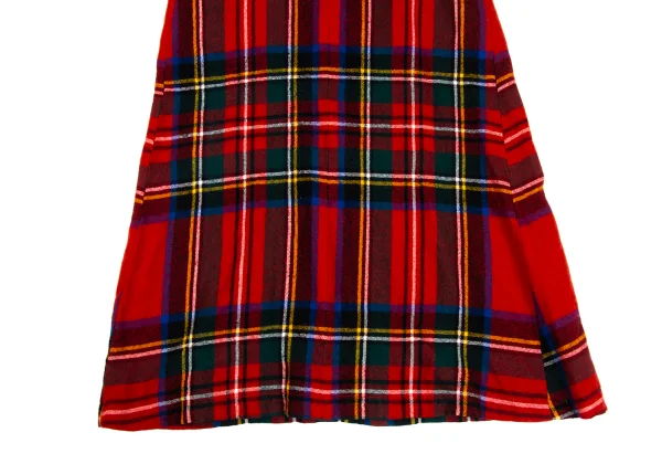COMME des GARCONS Wool Fulling Checked Skirt K-173407_010
