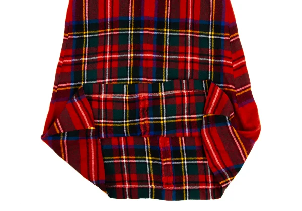COMME des GARCONS Wool Fulling Checked Skirt K-173407_011