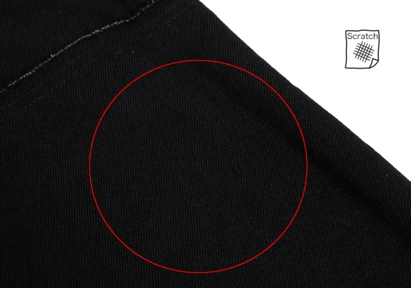 COMME des GARCONS Wool Cutting Knit Switching Wrap Skirt K-173408_007