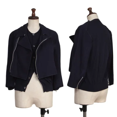 COMME des GARCONS Cardigan Docking Motorcycle Jacket