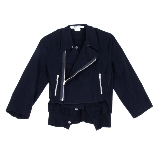 COMME des GARCONS Cardigan Docking Motorcycle Jacket K-173410_002