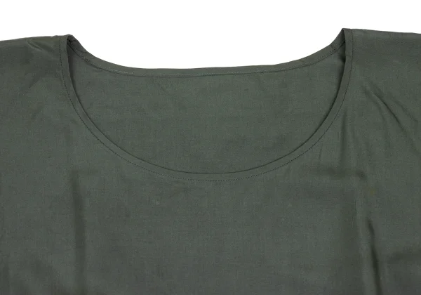 JURGEN LEHL Silk Side Button Short Sleeve Top  K-173411_004