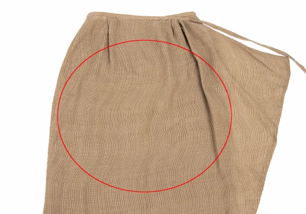 JURGEN LEHL Silk Wool Wave Stitch Wrap Skirt K-173412_003