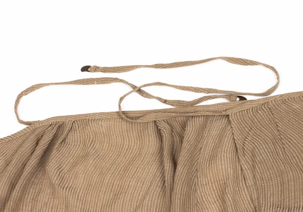 JURGEN LEHL Silk Wool Wave Stitch Wrap Skirt K-173412_014