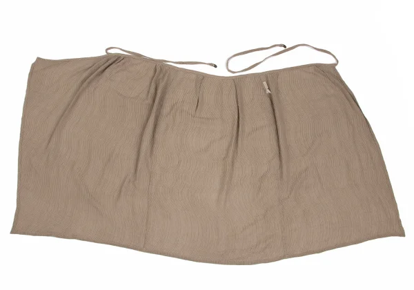 JURGEN LEHL Silk Wool Wave Stitch Wrap Skirt K-173412_015